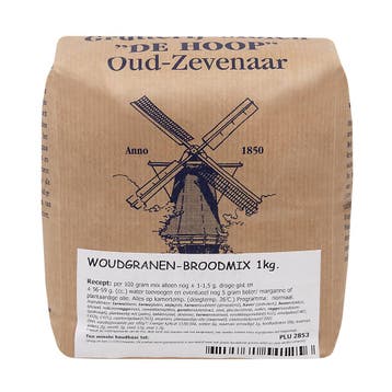 Molen de Hoop Woudgranen Broodmix 1kg, Verzenden, Nieuw
