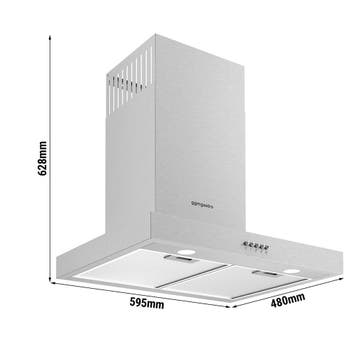GGM Gastro | Recirculatiekap met motor - 595 mm - regelaar,, Verzenden, Nieuw in verpakking