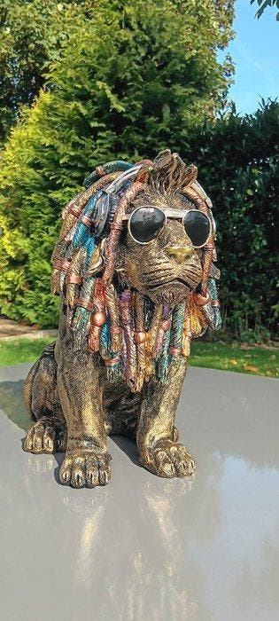 Beeld, Pop art leeuwenbeeld - 35 cm - resin - 2026