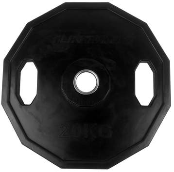 Tunturi Olympic Rubber Plate 20.0kg - Single, Verzenden, Nieuw, Halterschijven