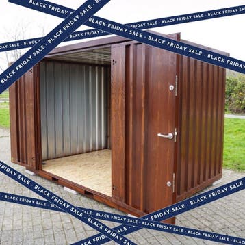 Uit voorraad leverbaar! |  Demontabele schuur | Houtlook, Tuin en Terras, Tuinhuizen, 200 tot 400 cm, Tuinhuis, 250 tot 500 cm