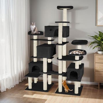 Krabpaal Entissar 214cm - zwart, Verzenden, Nieuw