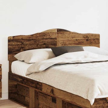 vidaXL Hoofdbord Oud Hout Bewerkt hout, Verzenden, Nieuw, Bruin, Hout