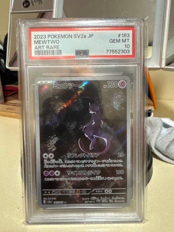 Pokémon - 1 Graded card - Mewtwo - PSA 10 - Scarlet & Violet, Hobby en Vrije tijd, Verzamelkaartspellen | Pokémon, Nieuw