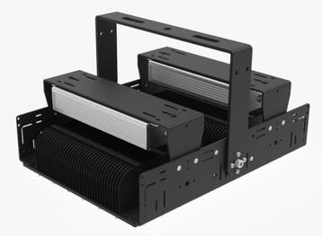 LED-BOX 600W RVS heavy duty schijnwerper, Nieuw