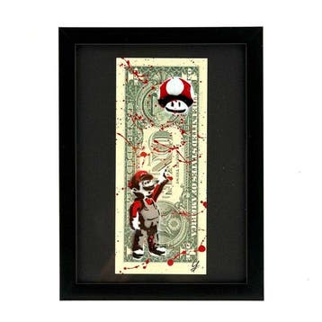 WhyCreationz (XX-XXI) - Super Mario 1up (Banksy hommage), Antiek en Kunst