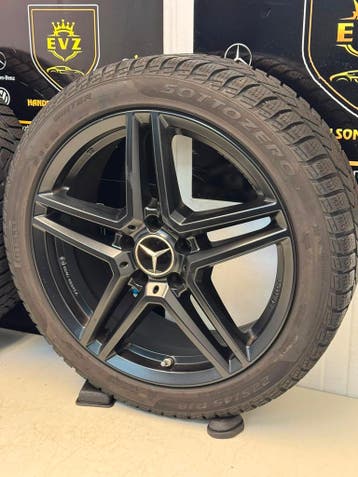 2 stuks 18 inch KBA-52248Mercedes Benz A-B CLA AMG winterset, Auto-onderdelen, Banden en Velgen, 18 inch, Gebruikt, Banden en Velgen