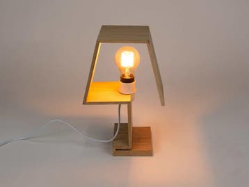 Lampenkap - Gerecycled Hout (Lampen;Sfeer & Stijl), Huis en Inrichting, Woonaccessoires | Overige, Ophalen of Verzenden, Nieuw