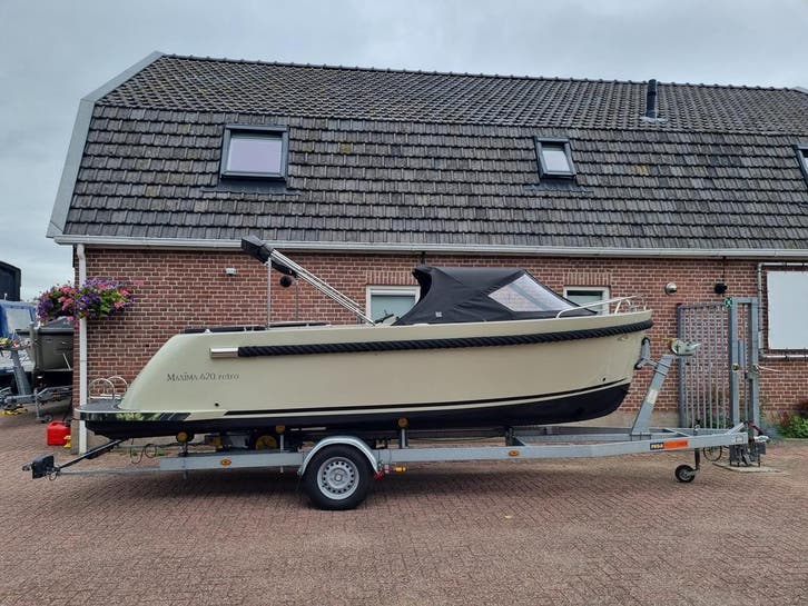 Maxima 620 met Honda 60 pk met Boegschroef | Vaarklaar |