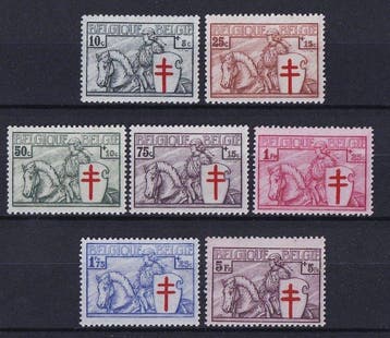 België 1934 - reeks Ridder - OBP/COB 394/00, Gestempeld