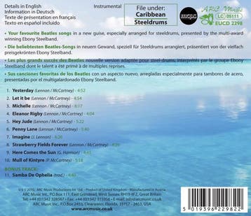cd - the ebony steelband - POPULAR BEATLES SONGS - CARIBB..., Verzenden, Zo goed als nieuw