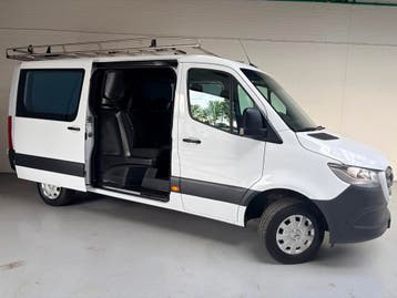 Zakelijke Lease |  Mercedes-Benz Sprinter Dubbel Cabine Auto, Automaat, Stof, Gebruikt, Euro 6