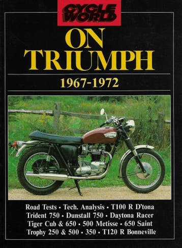 Cycle World on Triumph 1967-1972, Boeken, Verzenden, Zo goed als nieuw, Brooklands Books, Merk of Model