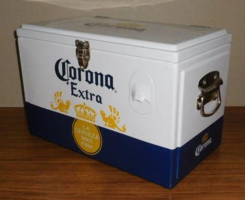 Corona Beer S.A. - Corona Extra koelbox - Reclamebord -, Antiek en Kunst