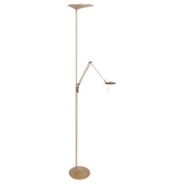 Steinhauer vloerlamp Zodiac LED 2107BR, Ophalen, Overige materialen, Zo goed als nieuw, Klassiek