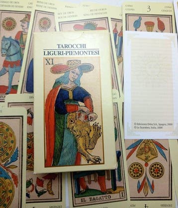 Tarotkaarten - Liguori-Piemontesi - Papier