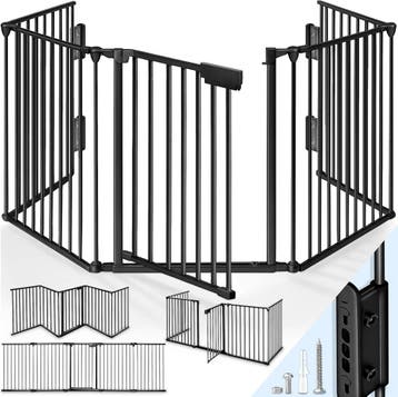 Veiligheidshek - Haardscherm - Hondenhek - 600 cm - Zwart -, Verzenden, Zo goed als nieuw