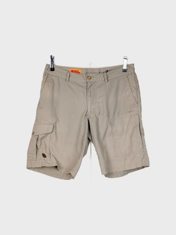 Fjällräven Korte broek Heren maat W32 Beige Vintage, Maat 48/50 (M), Beige, Ophalen of Verzenden, Zo goed als nieuw