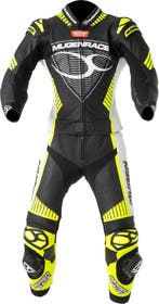 MUGENRACE Impegnato-D Dames Zwart Wit Neon Geel Geperforeerd, Nieuw met kaartje, MUGENRACE, Dames, Combipak