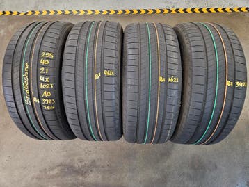 255/40/21 102T AO BRIDGESTONE ZOMERBANDEN 6,7MM PROFIEL 4X, Ophalen, Gebruikt, 255 mm, 21 inch