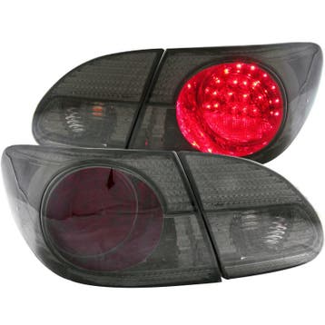 ANZO 2003-2008 Toyota Corolla LED Taillights Red/Smoke, Ophalen of Verzenden, Nieuw