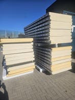 Wandpaneel, 120 mm, antraciet, b-keus sandwichpaneel, Doe-het-zelf en Verbouw, Verzenden, Gebruikt, Overige materialen, 100 mm of meer