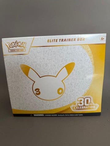 Pokémon Elite trainer box - 1 Elite trainer box - 30th, Nieuw