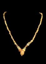 Oud-Romeins Geel Glas Kralenketting (Zonder minimumprijs)