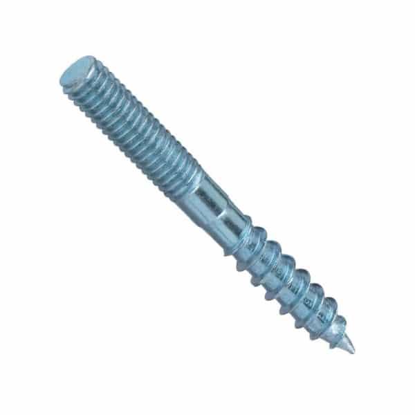 M10x60mm verzinkte stokschroef, stokbout, stokeind met, Huis en Inrichting, Tafelonderdelen, Nieuw, Metaal, Ophalen of Verzenden