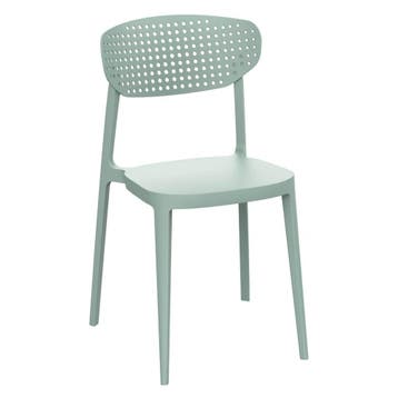 Stoel | COMO | Kunststof | Mint Green | In-/Outdoor |, Verzenden, Nieuw in verpakking