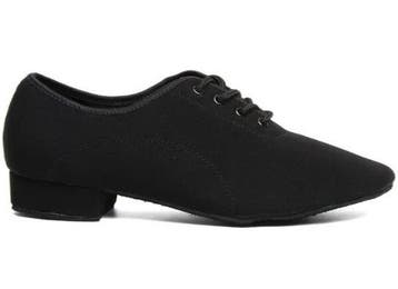 Herenschoenen voor ballroom van leer en rekbaar canvas (zitt, Sport en Fitness, Dansen, Ophalen of Verzenden, Nieuw, Schoenen