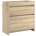 vidaXL Badkamer Onder Wasbak Kast Sonoma Eiken 78,5 x 37,5 x, Verzenden, Nieuw