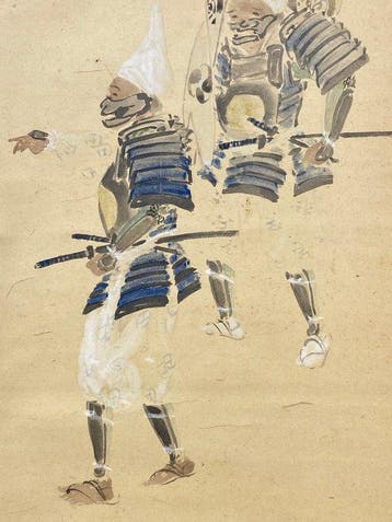 Processie van krijgers - Papier - Japan