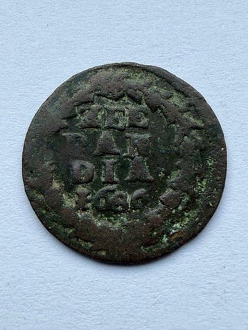 Nederland, Zeeland Duit 1686 (Zonder minimumprijs)