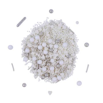PME Bruiloft Wit Sprinkle Mix (Out of the Box) 60g, Verzenden, Nieuw