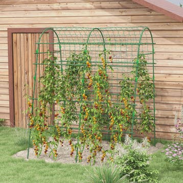 Stevig Klimplantenrek met Netting - Verstelbaar Tuinframe vo, Tuin en Terras, Verzenden
