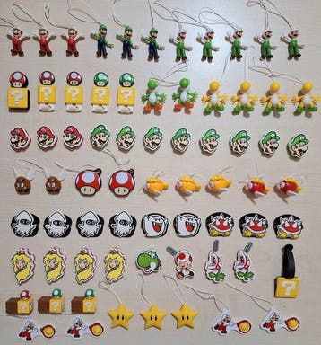 Themacollectie - 70 Super Mario-figuren Kinder Joy 2025 -, Nieuw