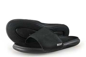 Reef Slippers in maat 45 Zwart, Slippers, Verzenden, Zwart, Zo goed als nieuw
