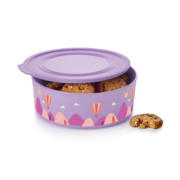 Tupperware ClickPlus Koektrommel Paars, Ophalen of Verzenden, Nieuw