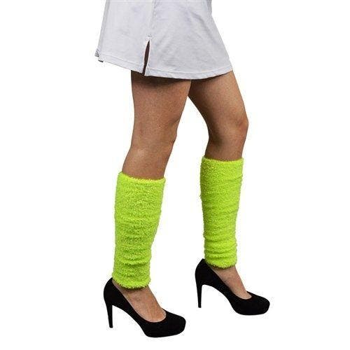 Beenwarmers pluizig geel, Hobby en Vrije tijd, Feestartikelen, Feestartikel, Nieuw, Verzenden