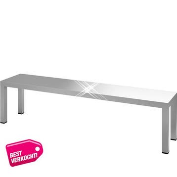 Rvs etagère 1 hoog 1800x300x400 mm, Verzenden, Nieuw in verpakking
