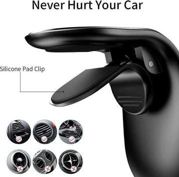 Telefoonhouder auto – Magnetisch – Ventilatierooster Clip –, Ophalen of Verzenden, Nieuw