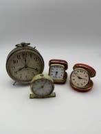 Tafelklok - Staal - 1960-1970 - vintage alarmklokken, Antiek en Kunst, Antiek | Klokken