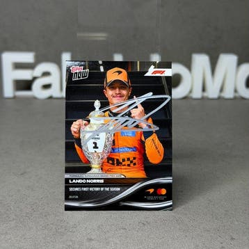 Mclaren - Topps Now - Secures First Victory of the Season, Nieuw
