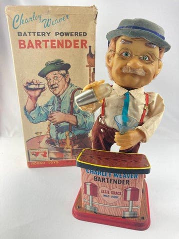 Rosko Toys - T.N. Nomura - Blikken speelgoedfiguur - Charley, Antiek en Kunst