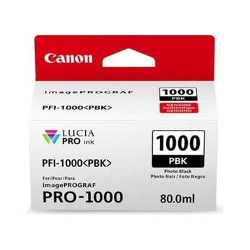 Canon PFI-1000PBK inktcartridge foto zwart (origineel), Computers en Software, Printerbenodigdheden, Verzenden, Nieuw, Cartridge