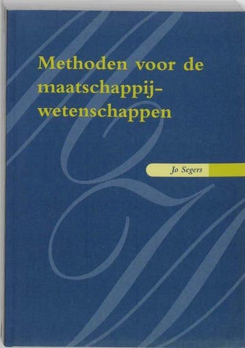Methoden Voor De Maatschappijwetenschappen - Segers, Verzenden, Gelezen