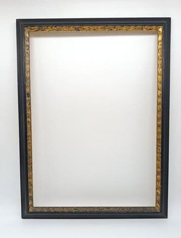 Lijst - Bladgoud, zwart eboniseerd