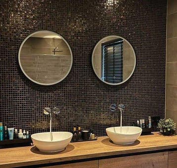 Wand & Vloer Mozaïek Tegels Factory Glas Zwart Goud - Mat.., Nieuw, Ophalen of Verzenden, 20 tot 40 cm, 10 m² of meer