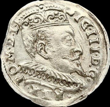 Litouwen. Sigismund III Vasa. 3 Groschen (Trojak) 1594 /, Postzegels en Munten, Munten | Europa | Niet-Euromunten